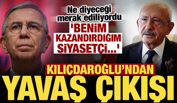 Kılı&ccedil;daroğlu'ndan Mansur Yavaş'ın istifasına ilişkin a&ccedil;ıklama