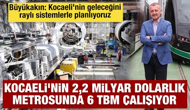 Kocaeli'nin 2,2 milyar dolarlık  metrosunda 6 TBM &ccedil;alışıyor
