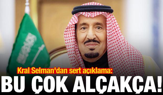 Kral Selman'dan sert a&ccedil;ıklama: Bu &ccedil;ok al&ccedil;ak&ccedil;a!