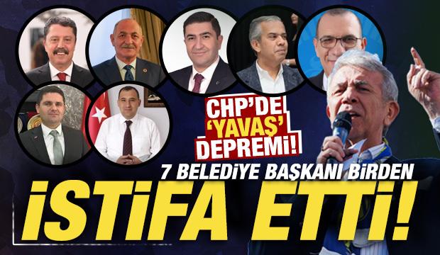 Mansur Yavaş'ın ardından 7 Belediye Başkanı daha CHP'den istifa etti