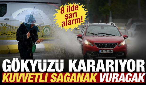 Meteoroloji uyardı: Sıcaklık 6 derece birden d&uuml;şecek! Kuvvetli yağış geliyor