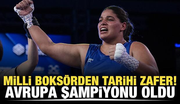 Milli boks&ouml;rden tarihi zafer! Avrupa şampiyonu oldu