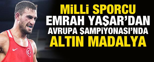 Milli sporcudan Avrupa Şampiyonası'nda altın madalya!