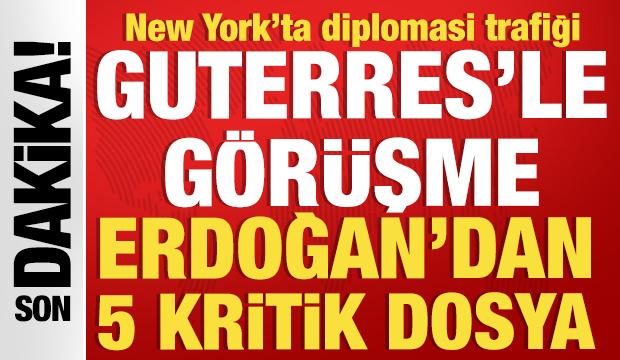 New York'ta diplomasi trafiği: Cumhurbaşkanı Erdoğan d&uuml;nya liderleriyle bir araya geliyor
