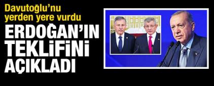Davutoğlu'nu yerden yere vurdu! Erdoğan'ın s&uuml;rpriz teklifini a&ccedil;ıkladı