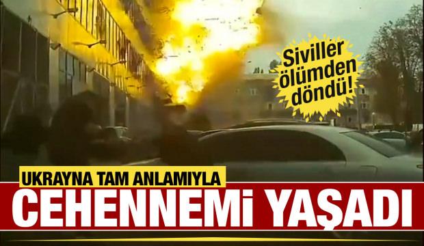  Rusya'nın Kiev'deki İHA saldırısında 4 kişi hayatını kaybetti