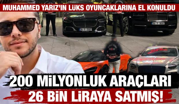 SON DAKİKA: Muhammed Yarız'a ait 200 milyon TL değerindeki 5 araca el konuldu
