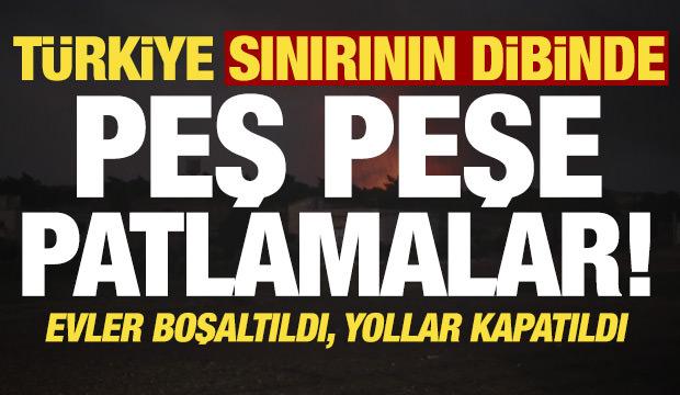 Son dakika: T&uuml;rkiye sınırının dibinde peş peşe patlamalar! Kullanılamaz hale geldi...