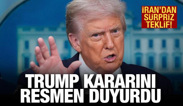 Son dakika... Trump: İran'ın 7 g&uuml;nl&uuml;k teklifini reddettik