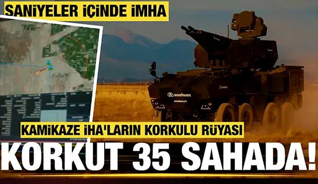TSK'nın 8x8 &ccedil;elik kalkanı KORKUT 35'ten nokta atışı!
