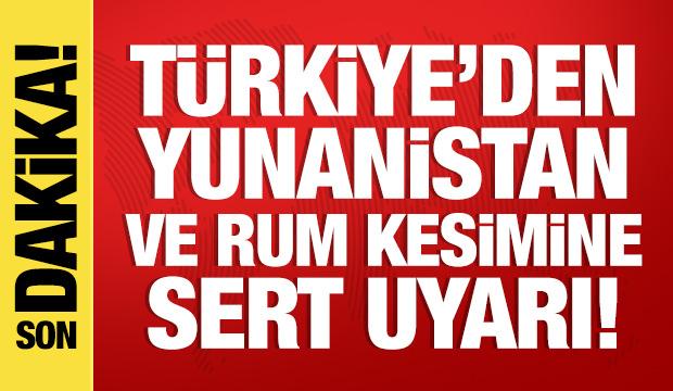 T&uuml;rkiye'den Yunanistan ve Rum kesimine KKTC uyarısı