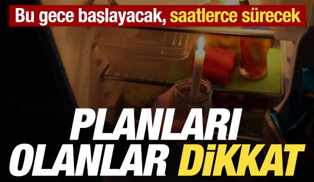 Uyarı geldi: İstanbul Avrupa yakasında dev elektrik kesintisi