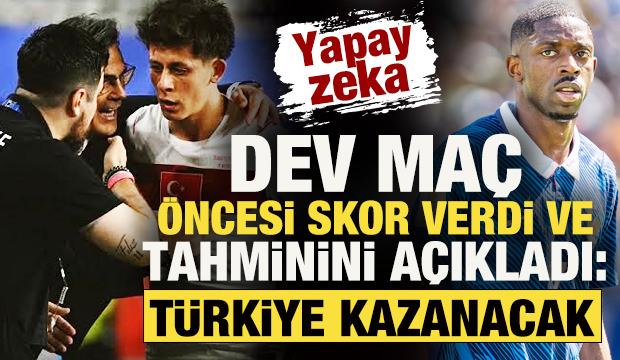 Yapay zekadan T&uuml;rkiye - Fransa ma&ccedil;ı i&ccedil;in skor tahmini: Arda gol atacak milliler kazanacak