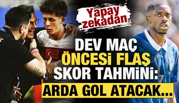 Yapay zekadan T&uuml;rkiye - Fransa ma&ccedil;ı i&ccedil;in skor tahmini: Arda gol atacak milliler kazanacak