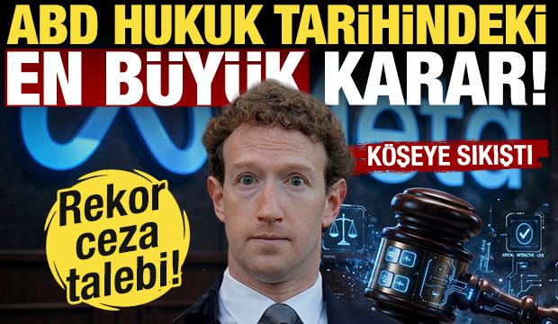 &lsquo;ABD hukuk tarihindeki en b&uuml;y&uuml;k karar!' META'ya milyar dolarlık ceza talebi...