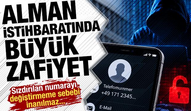Alman istihbaratında b&uuml;y&uuml;k zafiyet: Sızdırılan numarayı kullanmaya devam ediyor