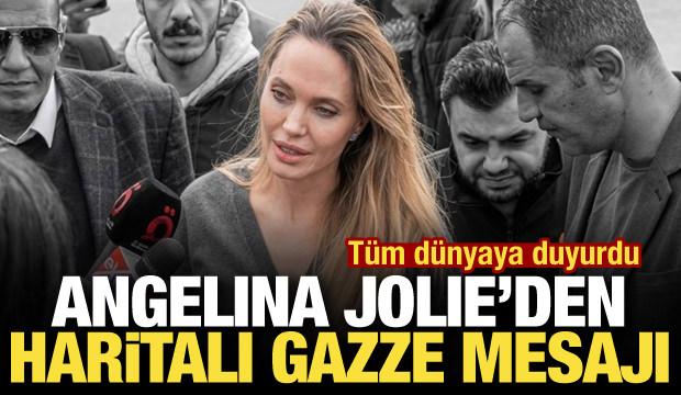 Angelina Jolie Gazze'deki yıkımı paylaştı