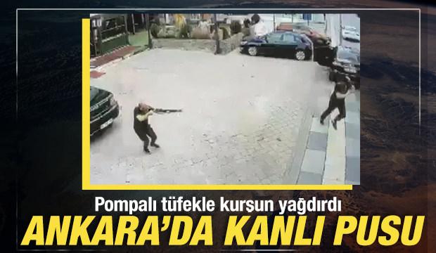 Ankara'da bir kişinin &ouml;ld&uuml;ğ&uuml; silahlı kavganın g&ouml;r&uuml;nt&uuml;leri ortaya &ccedil;ıktı