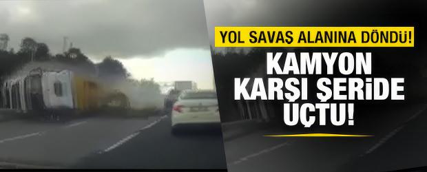 Arnavutk&ouml;y g&uuml;ne kabusla başladı! Dehşete d&uuml;ş&uuml;ren anlar kamerada
