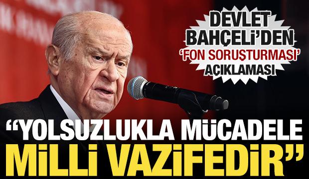 Bah&ccedil;eli'den fon soruşturması a&ccedil;ıklaması: 'Milli vazife' diyerek konuştu!