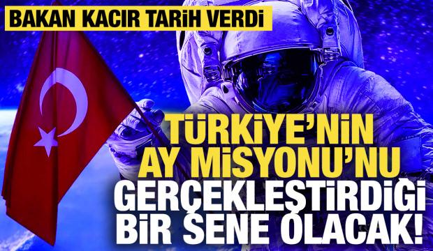 Bakan Kacır: 2027 yılı T&uuml;rkiye'nin Ay Misyonu'nu ger&ccedil;ekleştirdiği bir sene olacak