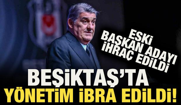 Beşiktaş'ta Serdal Adalı ve y&ouml;netimi ibra edildi! Eski başkan adayı ihra&ccedil; edildi