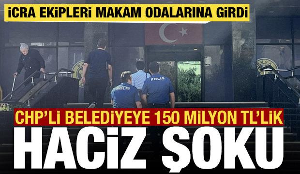 CHP&rsquo;li Buca Belediyesinde 150 milyonluk haciz şoku: İcra ekipleri makam odalarına girdi