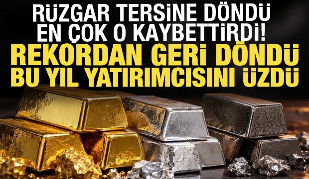 Değerli metaller bu yıl yatırımcısını &uuml;zd&uuml;! 9 ayda en &ccedil;ok o kaybettirdi