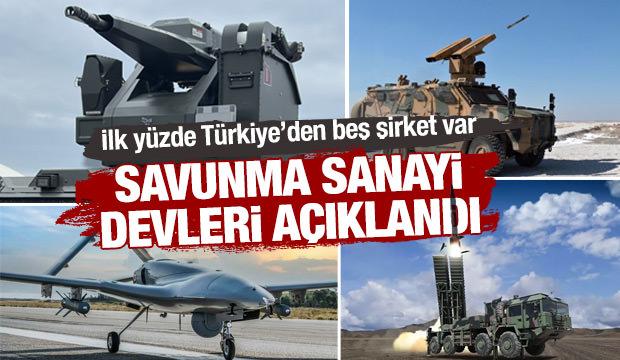 D&uuml;nyanın en b&uuml;y&uuml;k 100  savunma şirketi a&ccedil;ıklandı: T&uuml;rk şirketlerin yeri şaşırttı