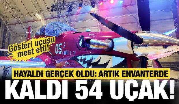 Hayaldi ger&ccedil;ek oldu! H&Uuml;RKUŞ-2 ilk yerli askeri u&ccedil;ak olarak TSK'da...