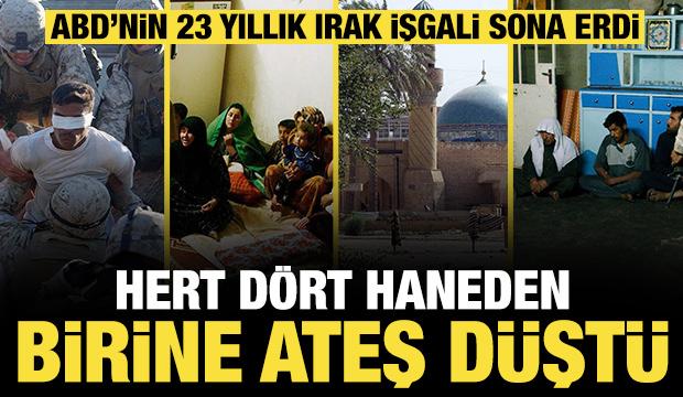 Her d&ouml;rt haneden birine ateş d&uuml;şt&uuml;: ABD'nin 23 yıllık Irak işgali sona erdi