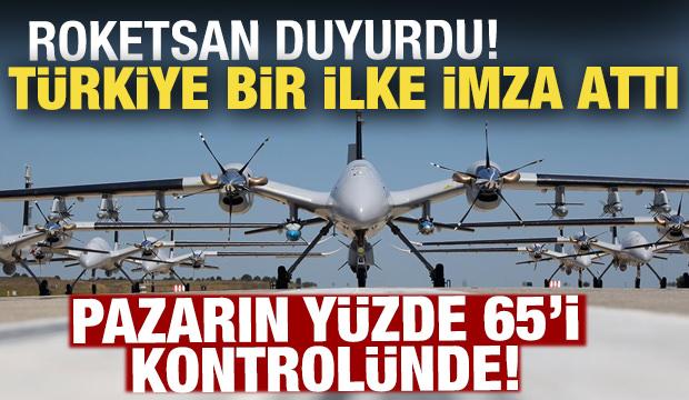 İHA ve m&uuml;himmatı pazarının y&uuml;zde 65'i T&uuml;rkiye'nin kontrol&uuml;nde