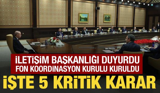 İletişim Başkanlığı, Fon Zirvesi'nde alınan 5 kritik kararı a&ccedil;ıkladı
