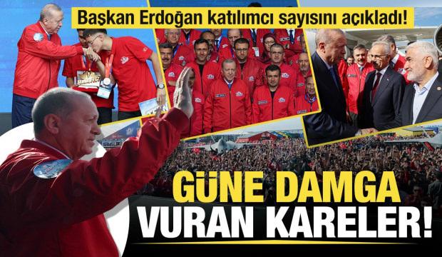 İstatistikler yerle bir oldu! 1 milyon 600 bin gen&ccedil; sahaya indi! Başkan Erdoğan duyurdu