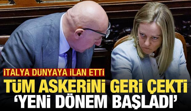 İtalya'nın Irak'taki askeri varlığı sona erdi