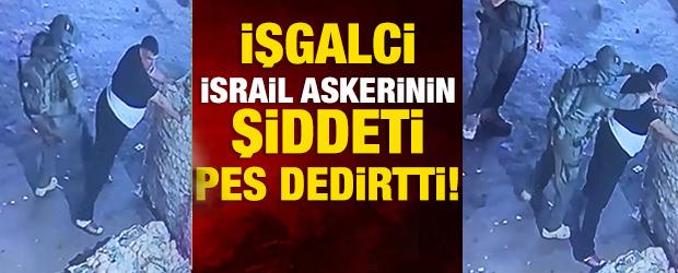  Batı Şeria'da pazara baskın d&uuml;zenleyen İsrail askerlerinden Filistinli iş&ccedil;ilere darp