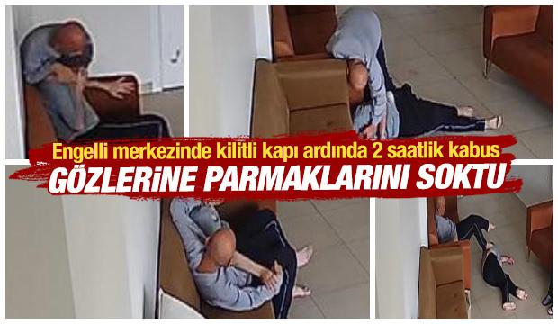 Kilitli kapının ardındaki 2 saatlik kabus: Engelliyi odaya kilitleyip &ouml;l&uuml;me terk ettiler