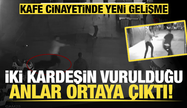 Kocaeli'deki kafe cinayetinde yeni gelişme İki kardeşin vurulduğu anlar ortaya &ccedil;ıktı