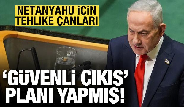 Netanyahu i&ccedil;in tehlike &ccedil;anları: "G&uuml;venli &ccedil;ıkış" planı g&uuml;ndemde!