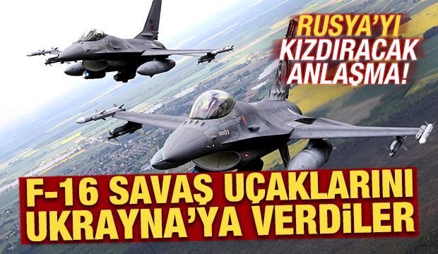 Rusya'yı kızdıracak anlaşma: F-16 savaş u&ccedil;aklarını Ukrayna'ya verdiler