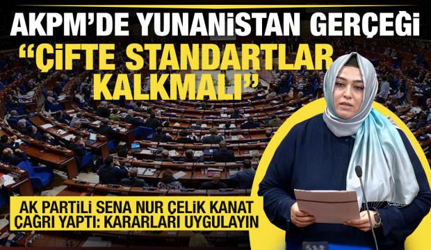 Sena Nur &Ccedil;elik Kanat&rsquo;tan Batı Trakya T&uuml;rkleri i&ccedil;in Avrupa'ya &ccedil;ifte standart tepkisi