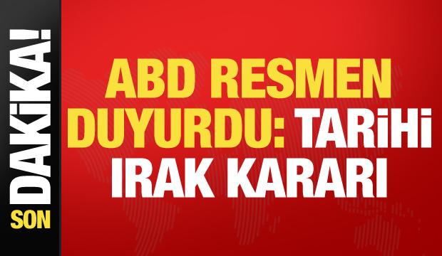 Son dakika... ABD, Irak'tan &ccedil;ekilme s&uuml;recini tamamladı