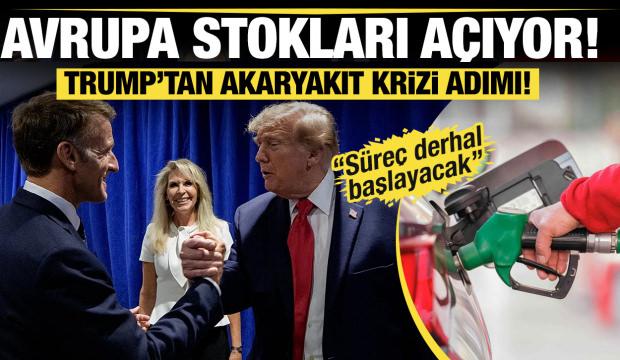 Son dakika...  Trump&rsquo;tan akaryakıt krizi adımı: Avrupa stokları a&ccedil;ıyor