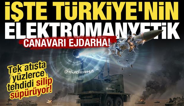 Tek atışta y&uuml;zlercesini indiriyor: İşte T&uuml;rkiye'nin elektromanyetik canavarı ejderha!