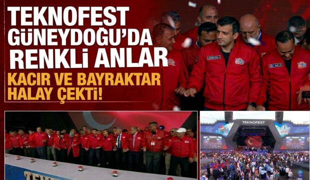 TEKNOFEST G&uuml;neydoğu a&ccedil;ılışında halay coşkusu!