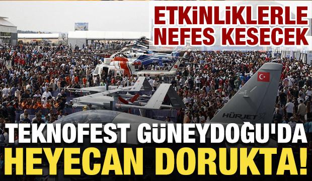 TEKNOFEST G&uuml;neydoğu'da heyecan dorukta! T&uuml;rk Yıldızları g&ouml;ky&uuml;z&uuml;nde nefes kesecek