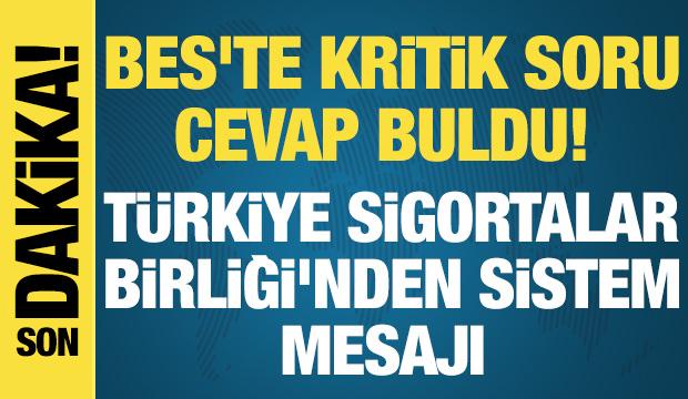 T&uuml;rkiye Sigortalar Birliği: BES'te sistematik sorun yok