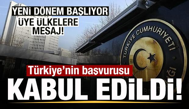 T&uuml;rkiye'nin başvurusu kabul edildi! B&ouml;lgede yeni d&ouml;nem başlıyor! &Uuml;ye &uuml;lkelere mesaj