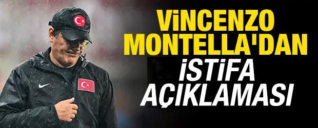 Vincenzo Montella'dan istifa a&ccedil;ıklaması