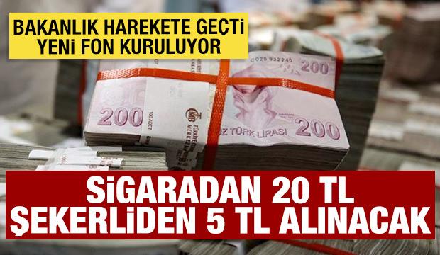 Yeni fon kuruluyor: T&uuml;t&uuml;n &uuml;r&uuml;nlerinden 20 TL, şekerli &uuml;r&uuml;nlerden 5 TL alınacak